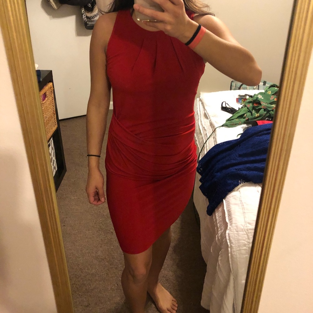 Red Michael Kors dress